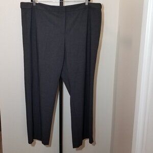 Calvin Klein Womens Size 22W Highline Tapered Gray Work Dress Pants Business NWT